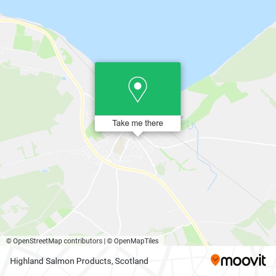 Highland Salmon Products map