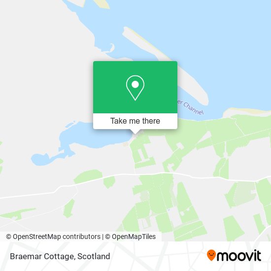 Braemar Cottage map