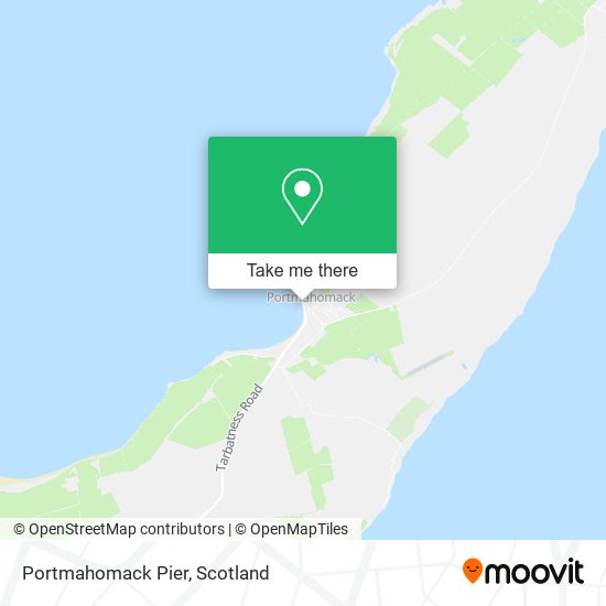 Portmahomack Pier map