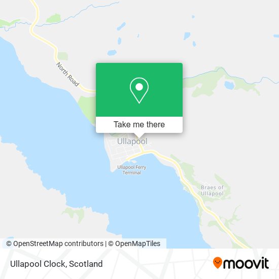 Ullapool Clock map