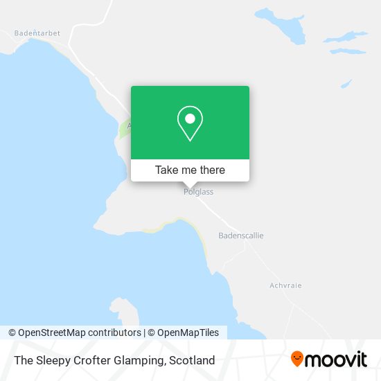 The Sleepy Crofter Glamping map