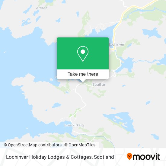 Lochinver Holiday Lodges & Cottages map