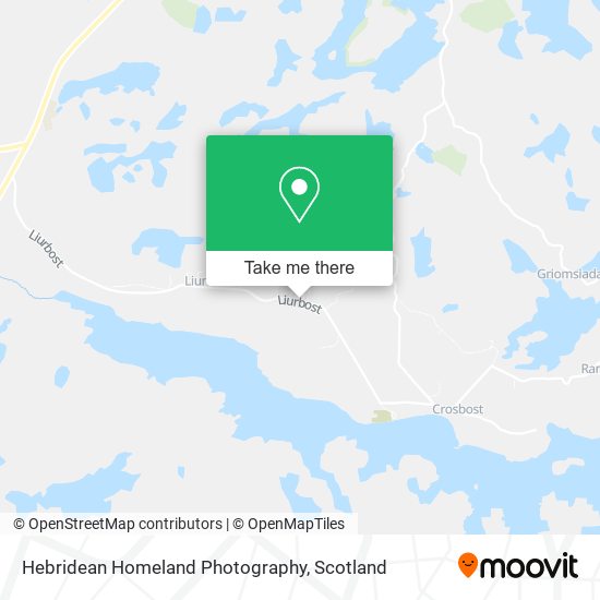 Hebridean Homeland Photography map