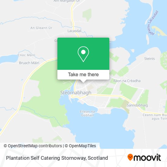 Plantation Self Catering Stornoway map