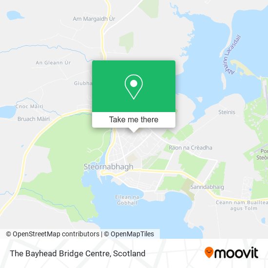 The Bayhead Bridge Centre map