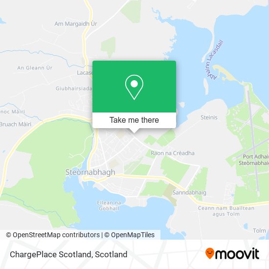 ChargePlace Scotland map