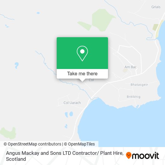 Angus Mackay and Sons LTD Contractor/ Plant Hire map