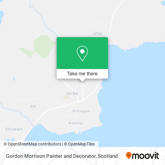 Gordon Morrison Painter and Decorator map