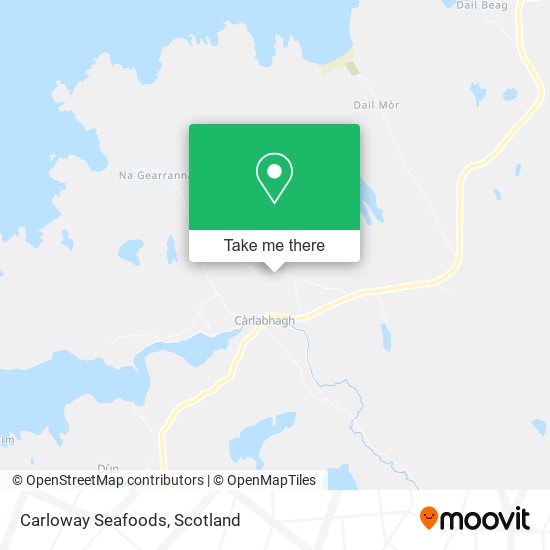 Carloway Seafoods map