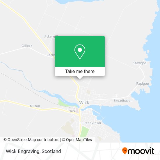 Wick Engraving map