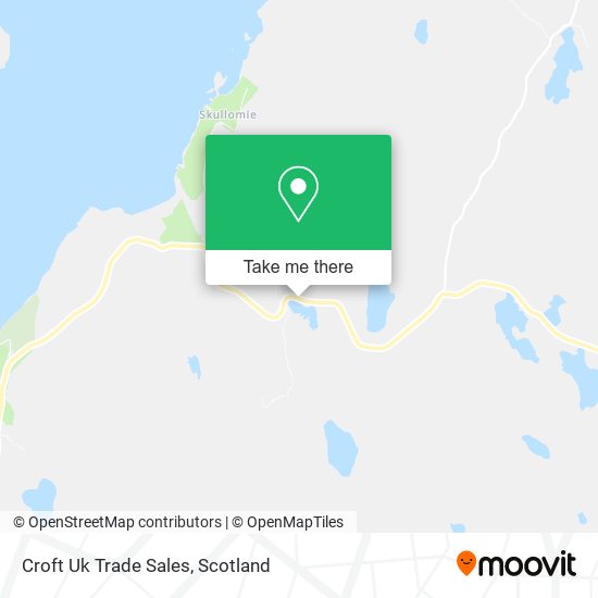 Croft Uk Trade Sales map