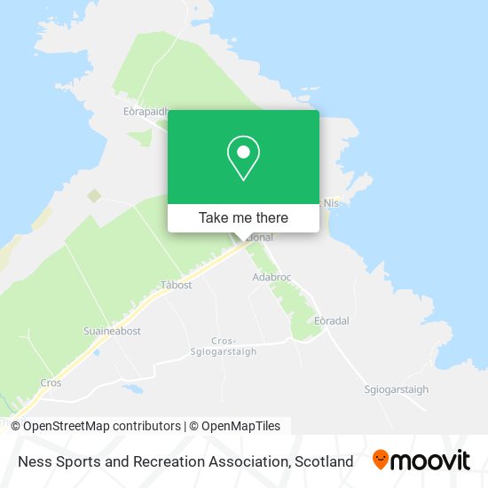 Ness Sports and Recreation Association map