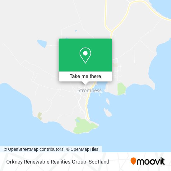 Orkney Renewable Realities Group map