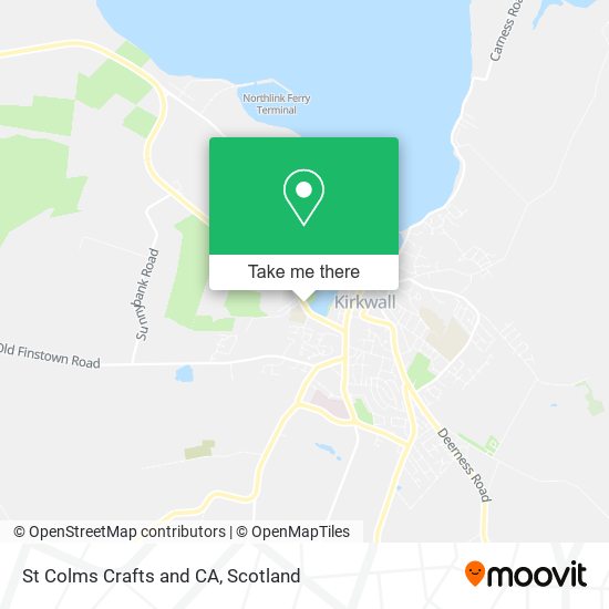 St Colms Crafts and CA map