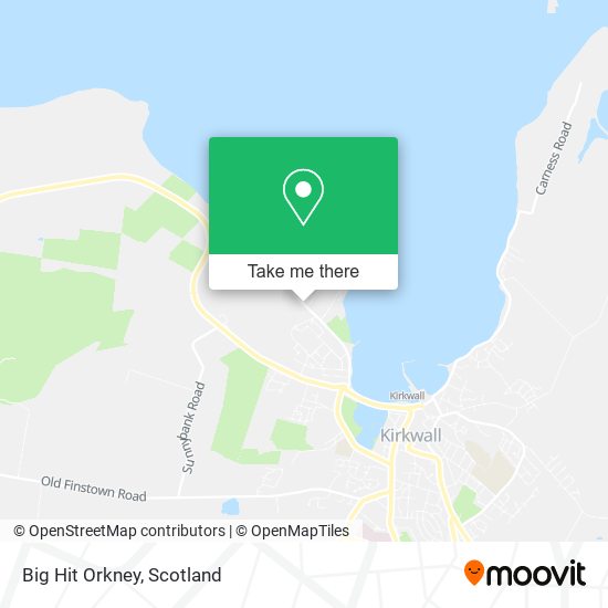Big Hit Orkney map