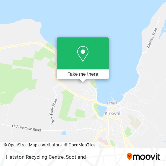 Hatston Recycling Centre map