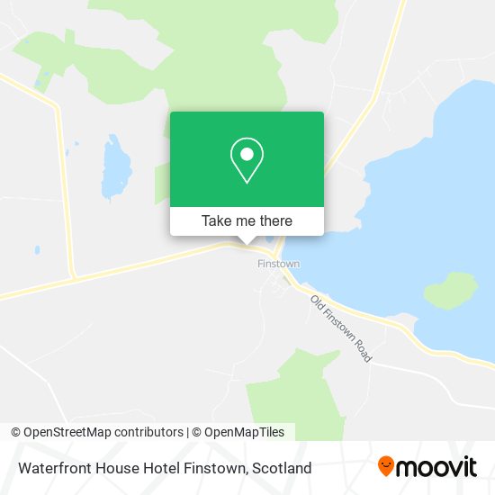Waterfront House Hotel Finstown map