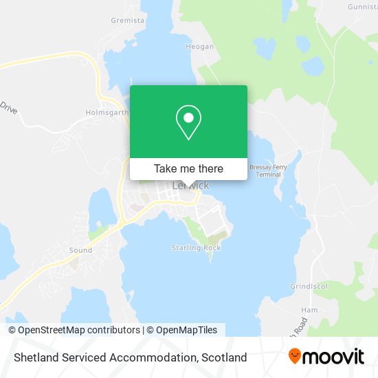 Shetland Serviced Accommodation map