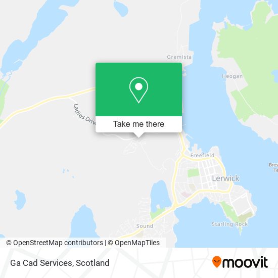 Ga Cad Services map