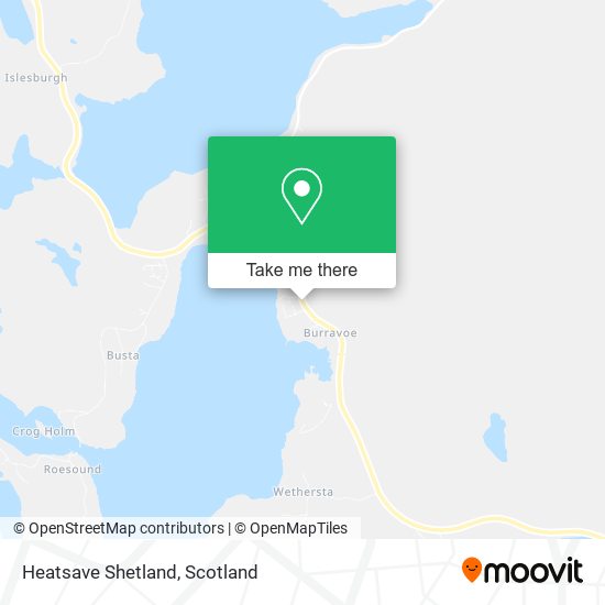 Heatsave Shetland map