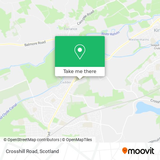 Crosshill Road map