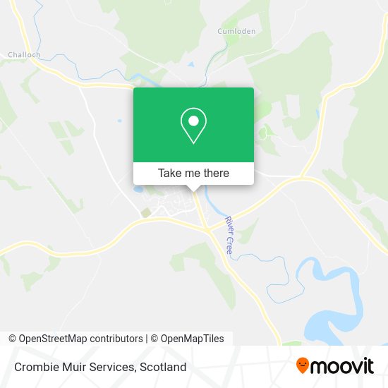Crombie Muir Services map