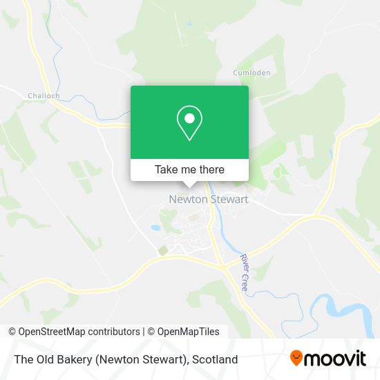 The Old Bakery (Newton Stewart) map