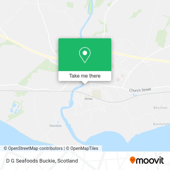 D G Seafoods Buckie map