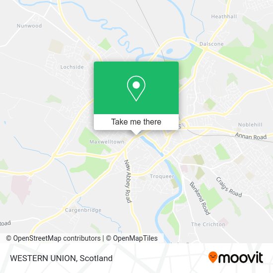WESTERN UNION map