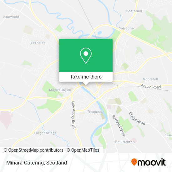 Minara Catering map