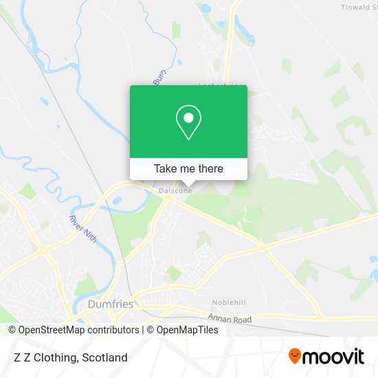 Z Z Clothing map