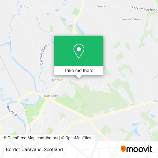 Border Caravans map