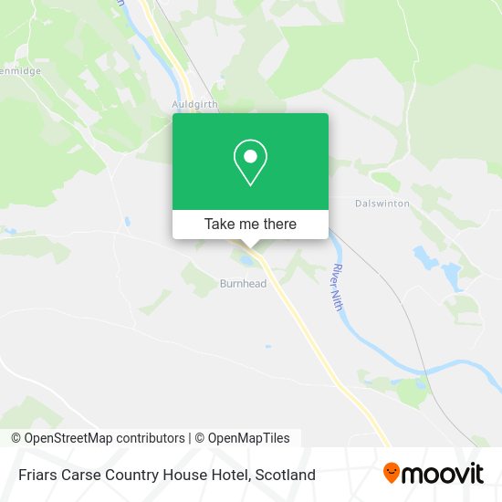 Friars Carse Country House Hotel map