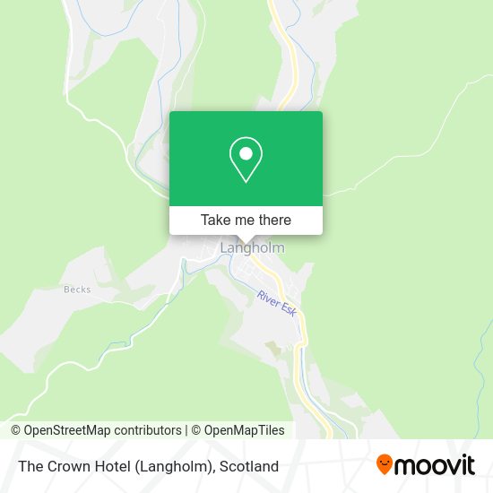 The Crown Hotel (Langholm) map