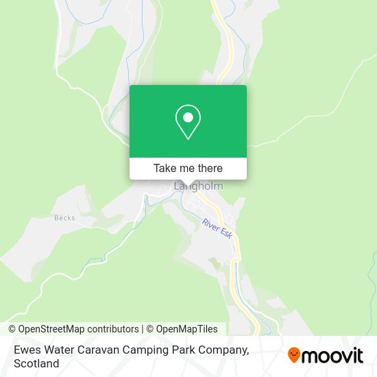Ewes Water Caravan Camping Park Company map