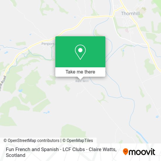 Fun French and Spanish - LCF Clubs - Claire Watts map