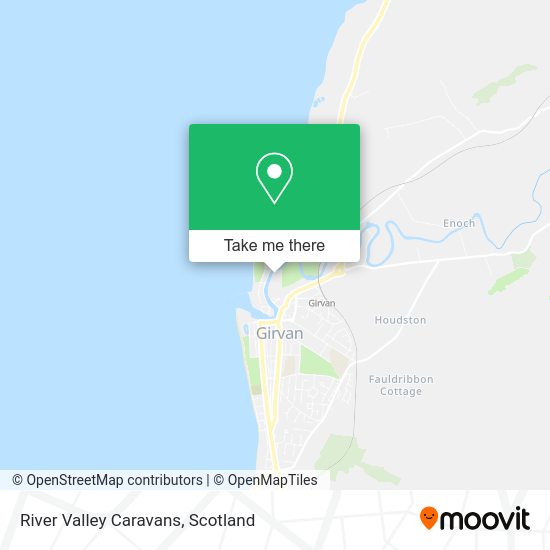 River Valley Caravans map