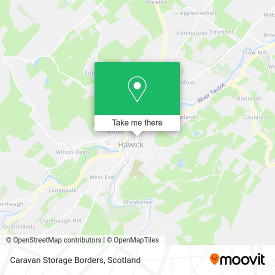 Caravan Storage Borders map