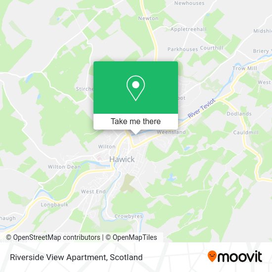 Riverside View Apartment map