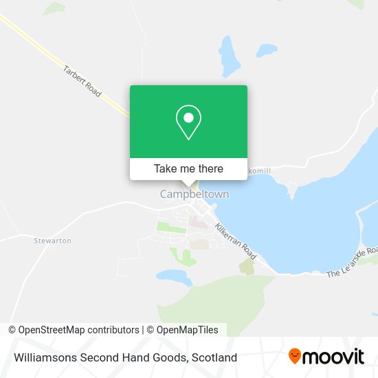 Williamsons Second Hand Goods map