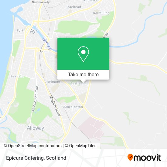 Epicure Catering map