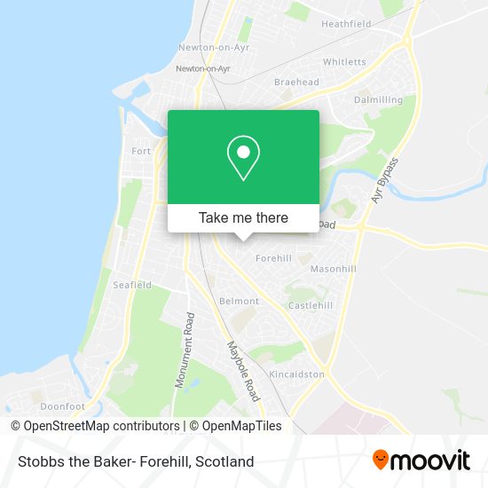Stobbs the Baker- Forehill map