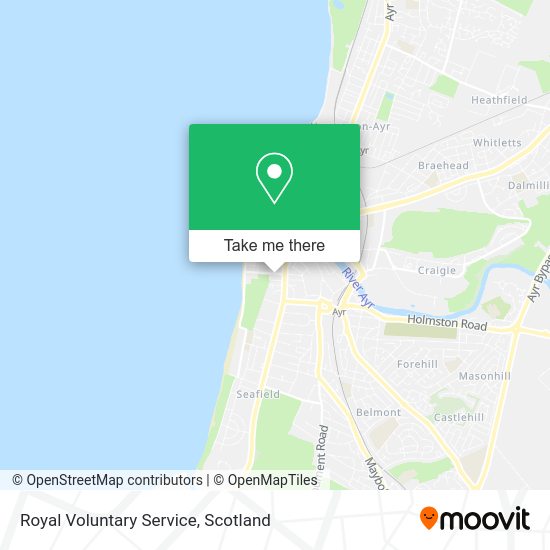Royal Voluntary Service map