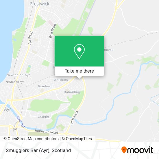 Smugglers Bar (Ayr) map