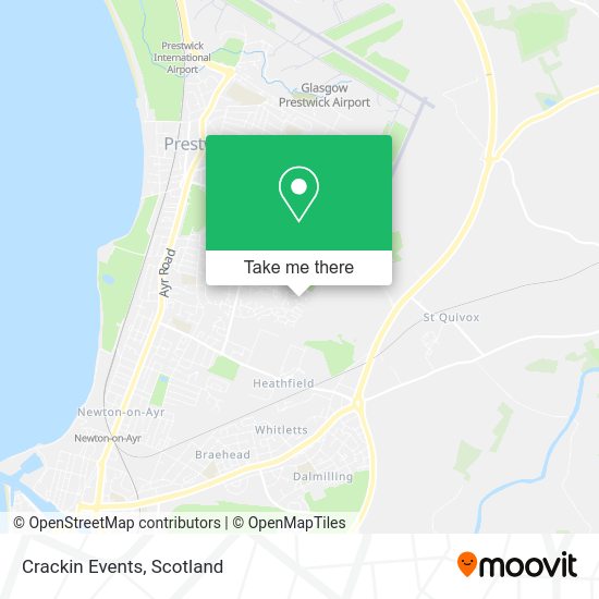 Crackin Events map