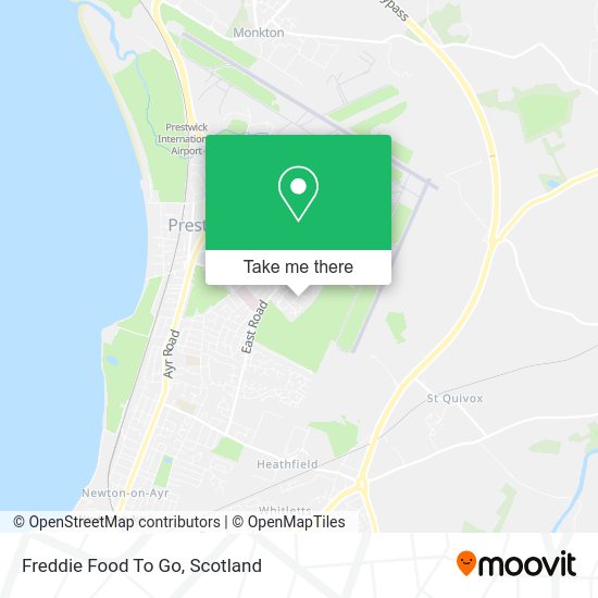 Freddie Food To Go map