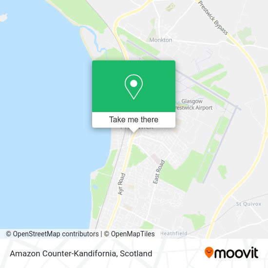 Amazon Counter-Kandifornia map