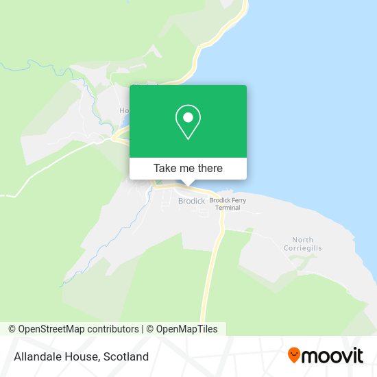 Allandale House map