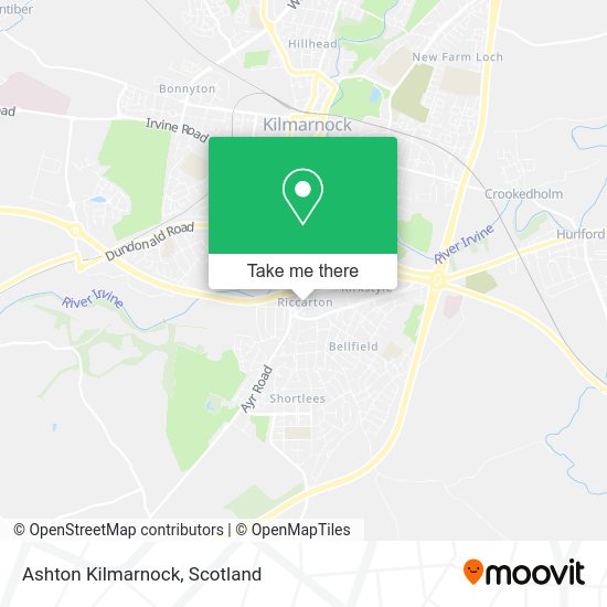 Ashton Kilmarnock map