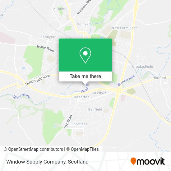 Window Supply Company map